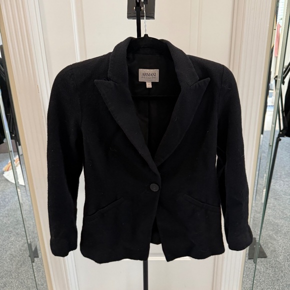 Armani Collezioni Black Blazer size 4 - Picture 1 of 3